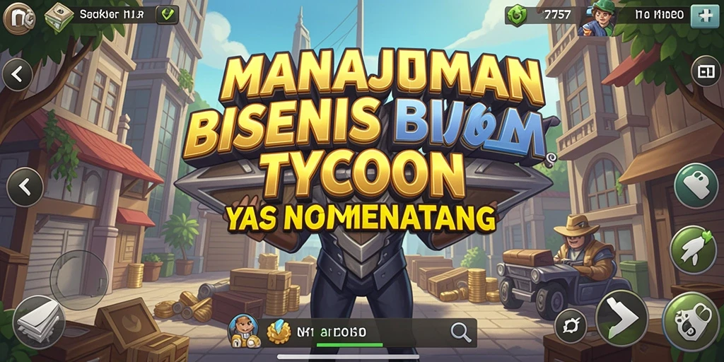 Tampilan gameplay Tycoon yang menarik dan mendetail.