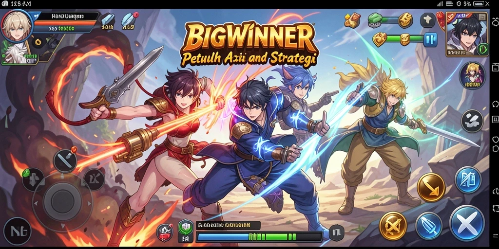 Tampilan gameplay utama BIGWINNER yang seru dan menegangkan.