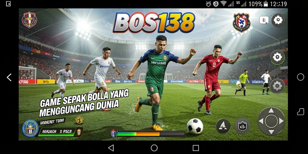 Tampilan gameplay yang mendebarkan dan penuh aksi dari BOS138.