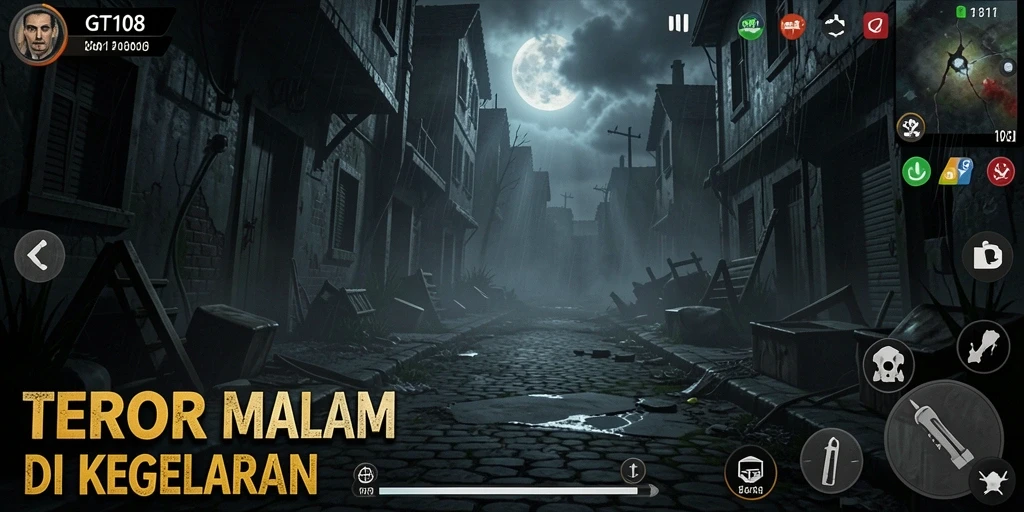 Gameplay GT108 yang menegangkan dan penuh ketegangan.