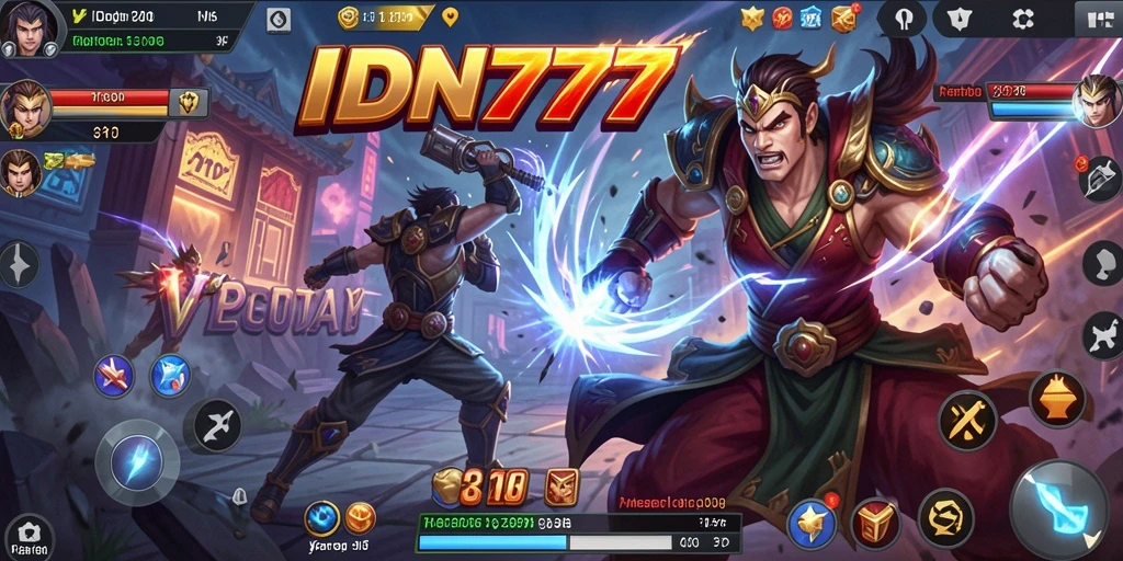 Tampilan aksi seru dalam pertarungan IDN777.
