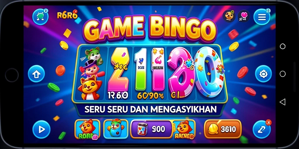 Tampilan aksi seru saat bermain Bingo di R6R6.
