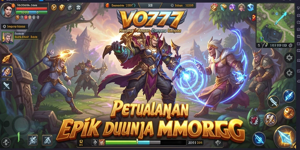 Gambaran gameplay VO777 yang menarik dalam dunia MMORPG.