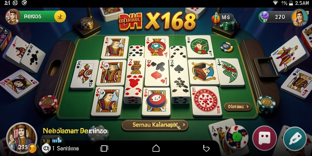Gameplay seru dan menantang di X168 dengan pemain dari seluruh dunia.